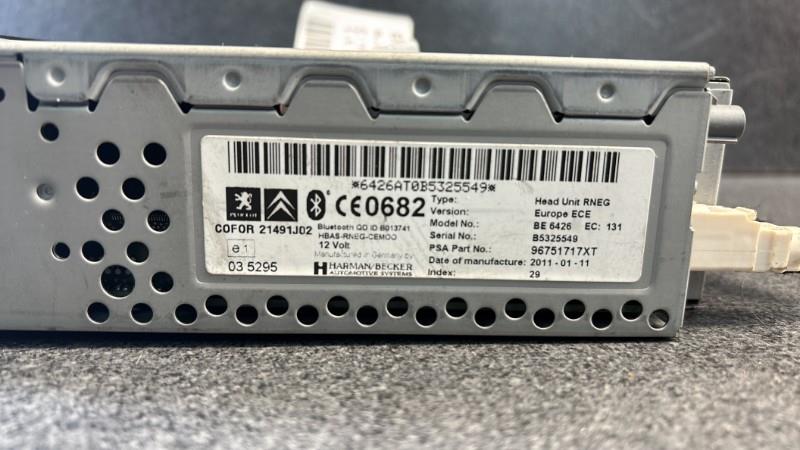 Autoradio originale CITROEN DS3 PHASE 1 Gasolina - 1