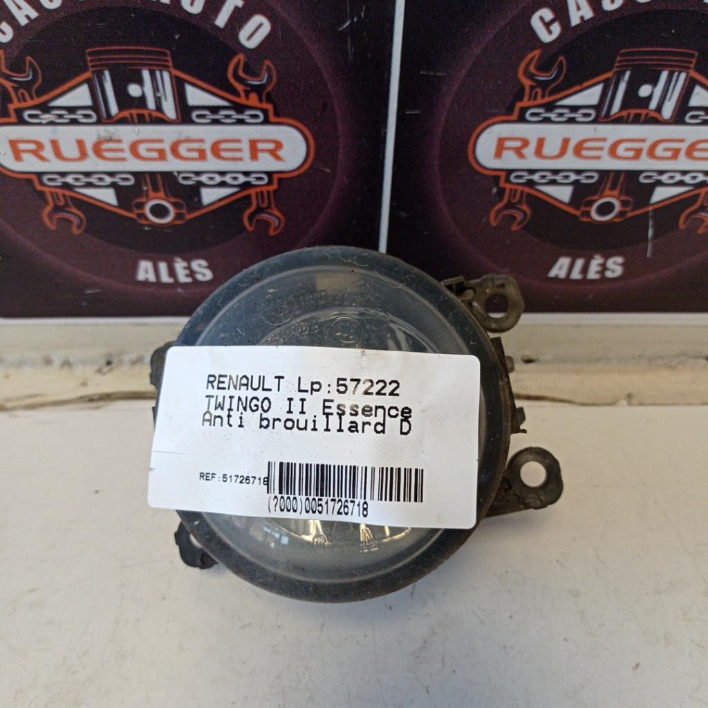 Anti brouillard droit (feux) RENAULT TWINGO 2 PHASE 1 Essence - 1