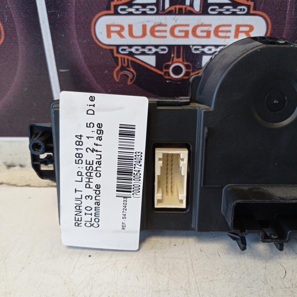 Commande chauffage RENAULT CLIO 3 PHASE 2 Diesel - 1