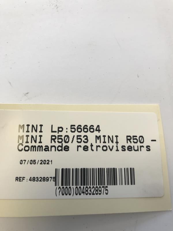 Commande retroviseurs MINI MINI 1 R50/R53 PHASE 1 Diesel - 1