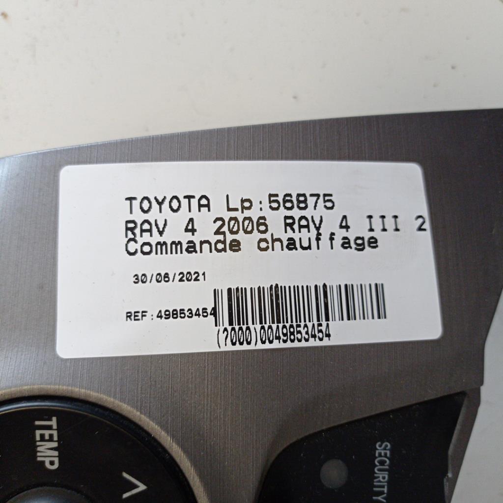 Commande chauffage TOYOTA RAV4 3 PHASE 1 Diesel - 1