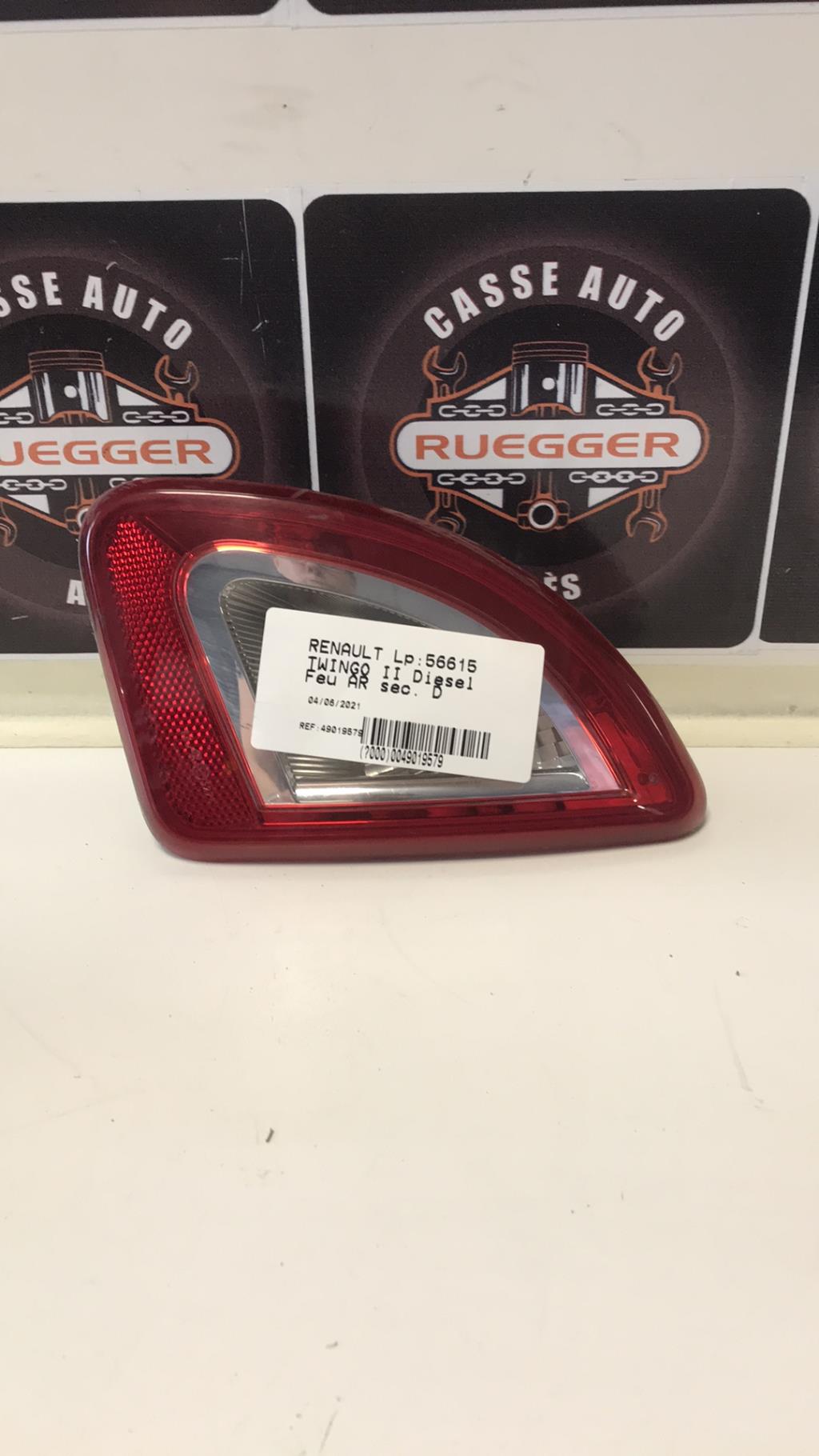 Feu arriere secondaire droit (feux) RENAULT TWINGO 2 PHASE 2 Diesel - 1