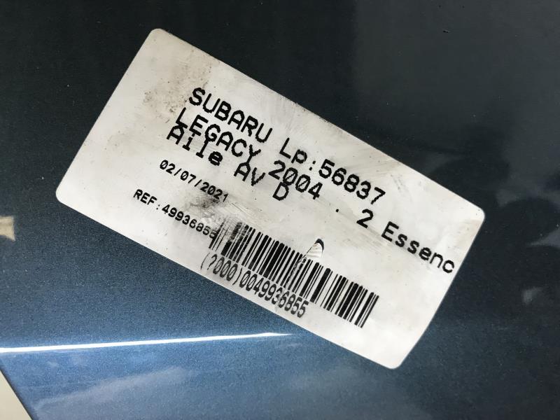 Aile avant droit SUBARU LEGACY 4 PHASE 1 Essence - 1