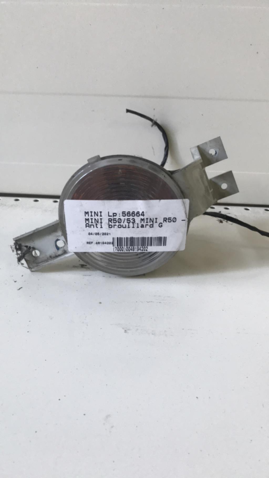 Anti brouillard gauche (feux) MINI MINI 1 R50/R53 PHASE 1 Diesel - 1