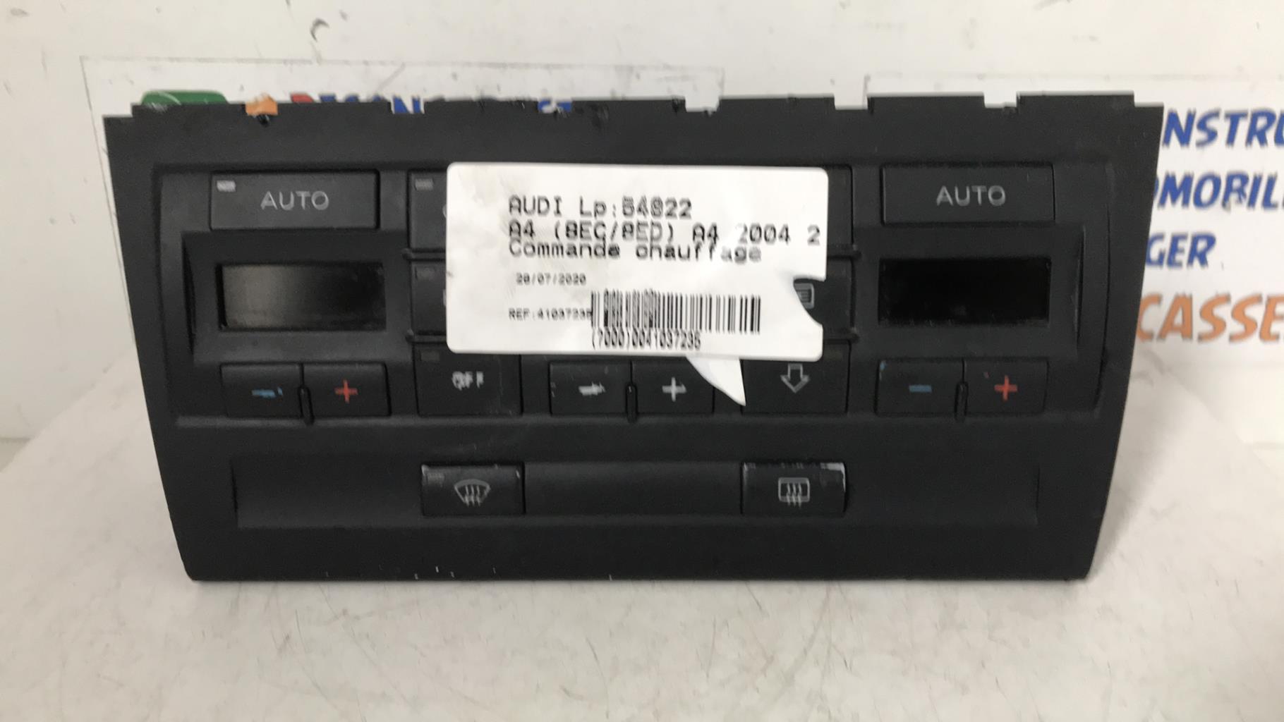 Commande chauffage AUDI A4 2 PHASE 2 Diesel - 1