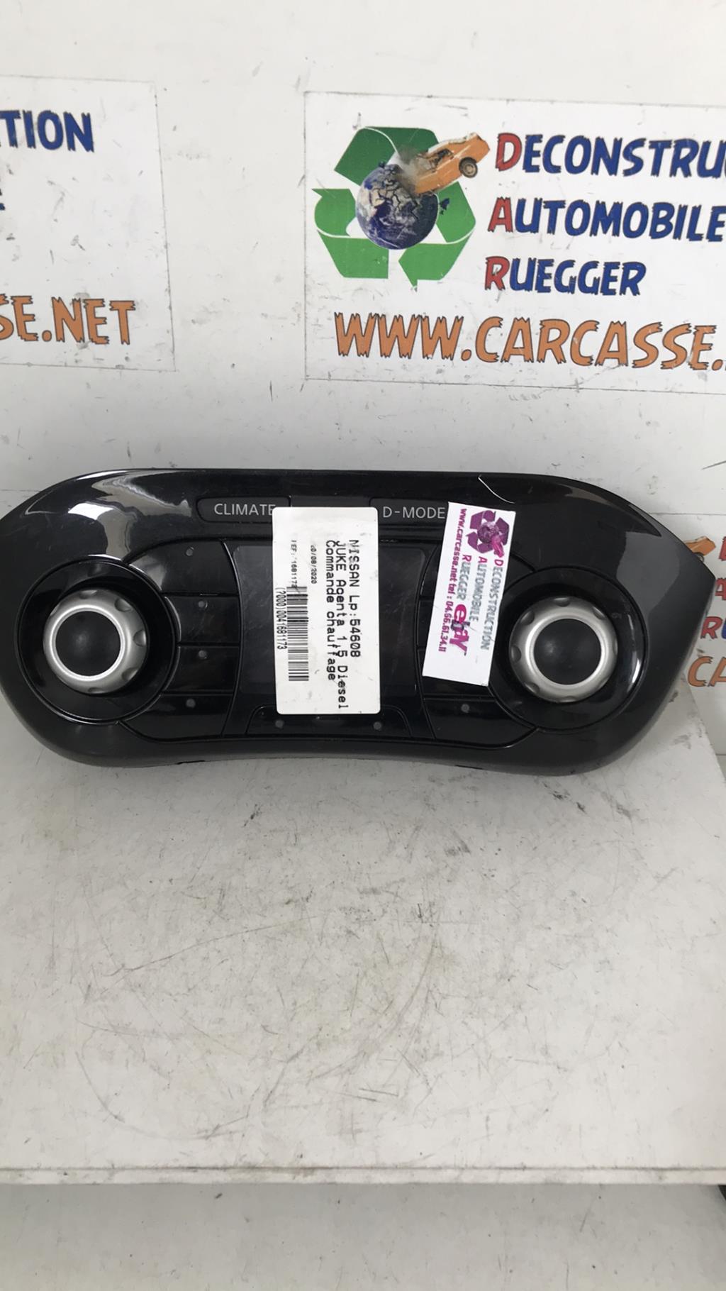 Commande chauffage NISSAN JUKE 1 PHASE 2 Diesel - 1