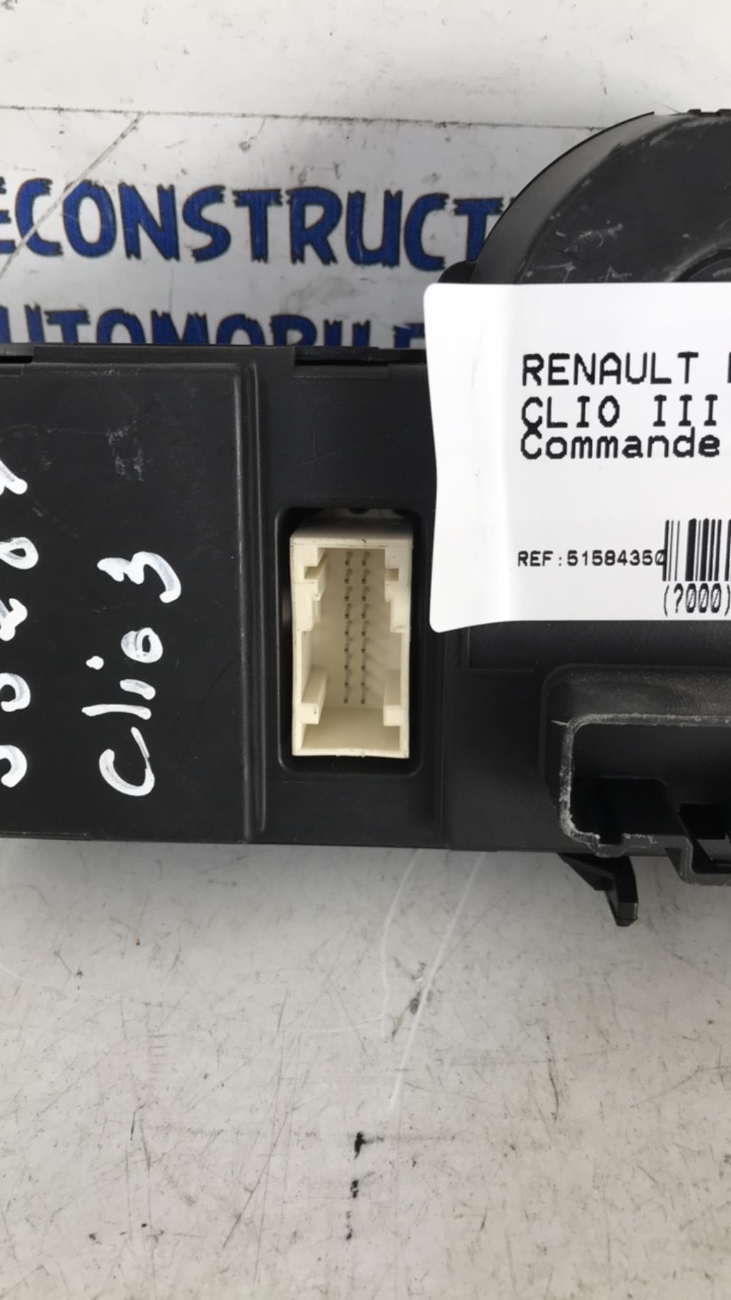 Commande chauffage RENAULT CLIO 3 PHASE 2 Diesel - 1