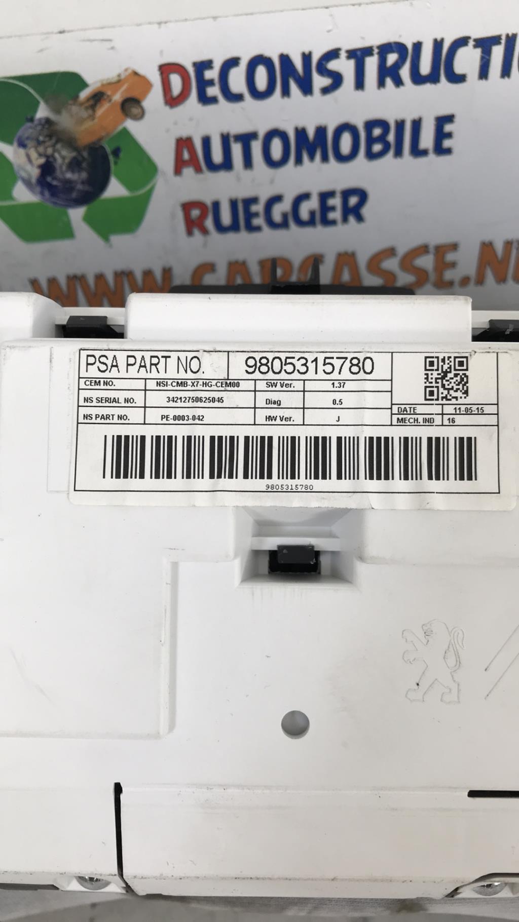 Compteur CITROEN C5 1 PHASE 1 Diesel - 1