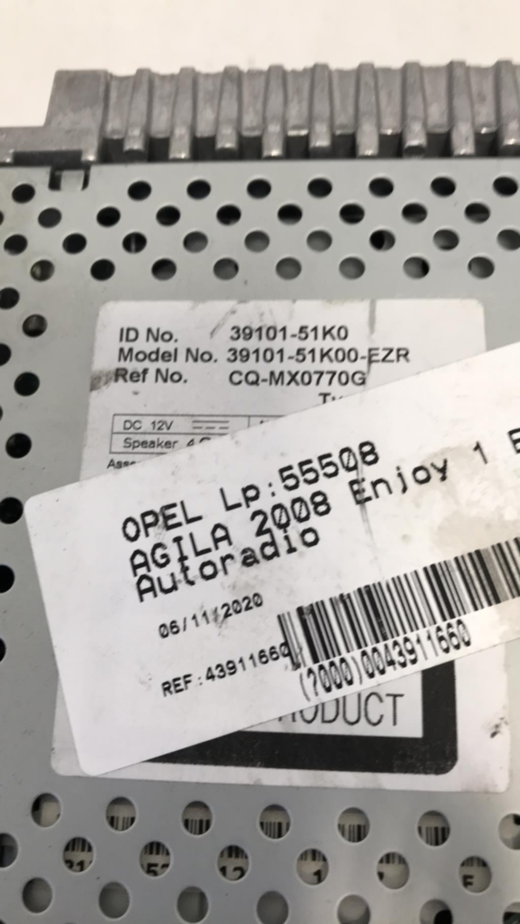 Autoradio OPEL AGILA B Essence - 1