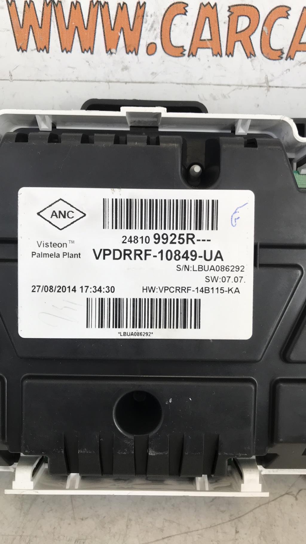Compteur RENAULT CAPTUR 1 PHASE 1 Essence - 1