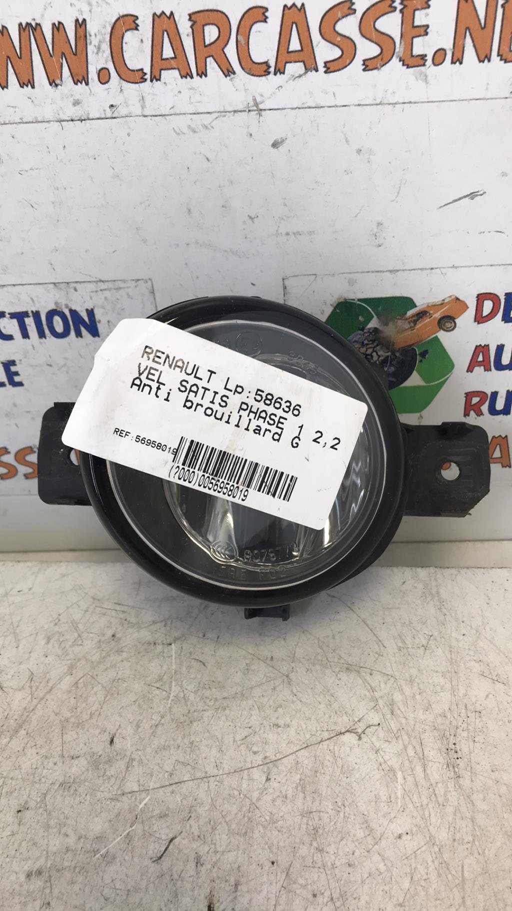 Anti brouillard gauche (feux) RENAULT VEL SATIS PHASE 1 Diesel - 1