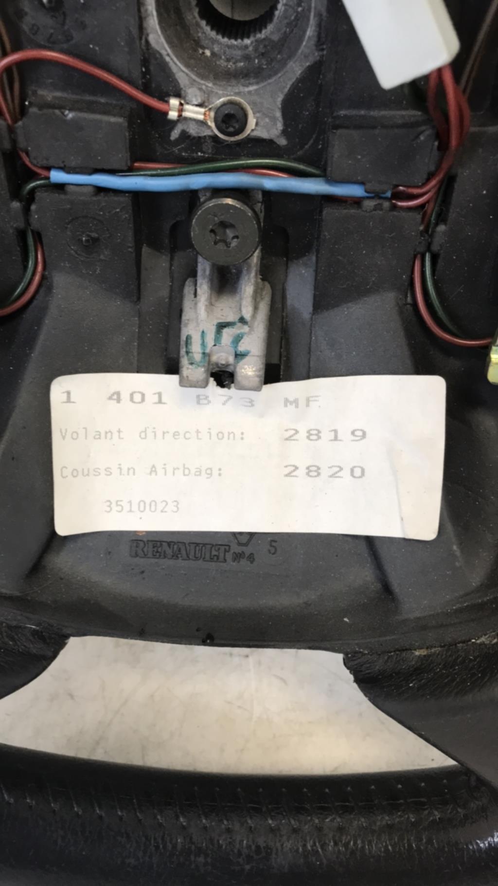 Volant RENAULT VEL SATIS PHASE 1 Diesel - 1