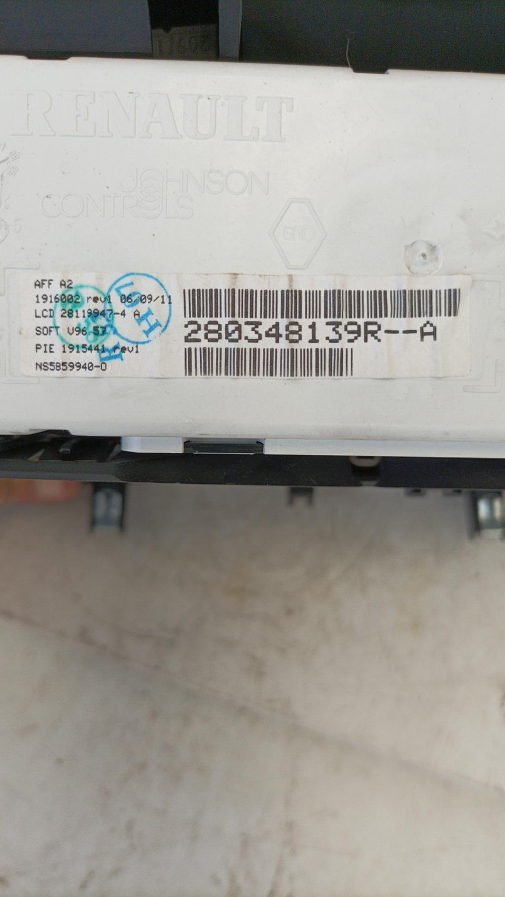 Afficheur RENAULT CLIO 3 PHASE 2 Diesel - 1