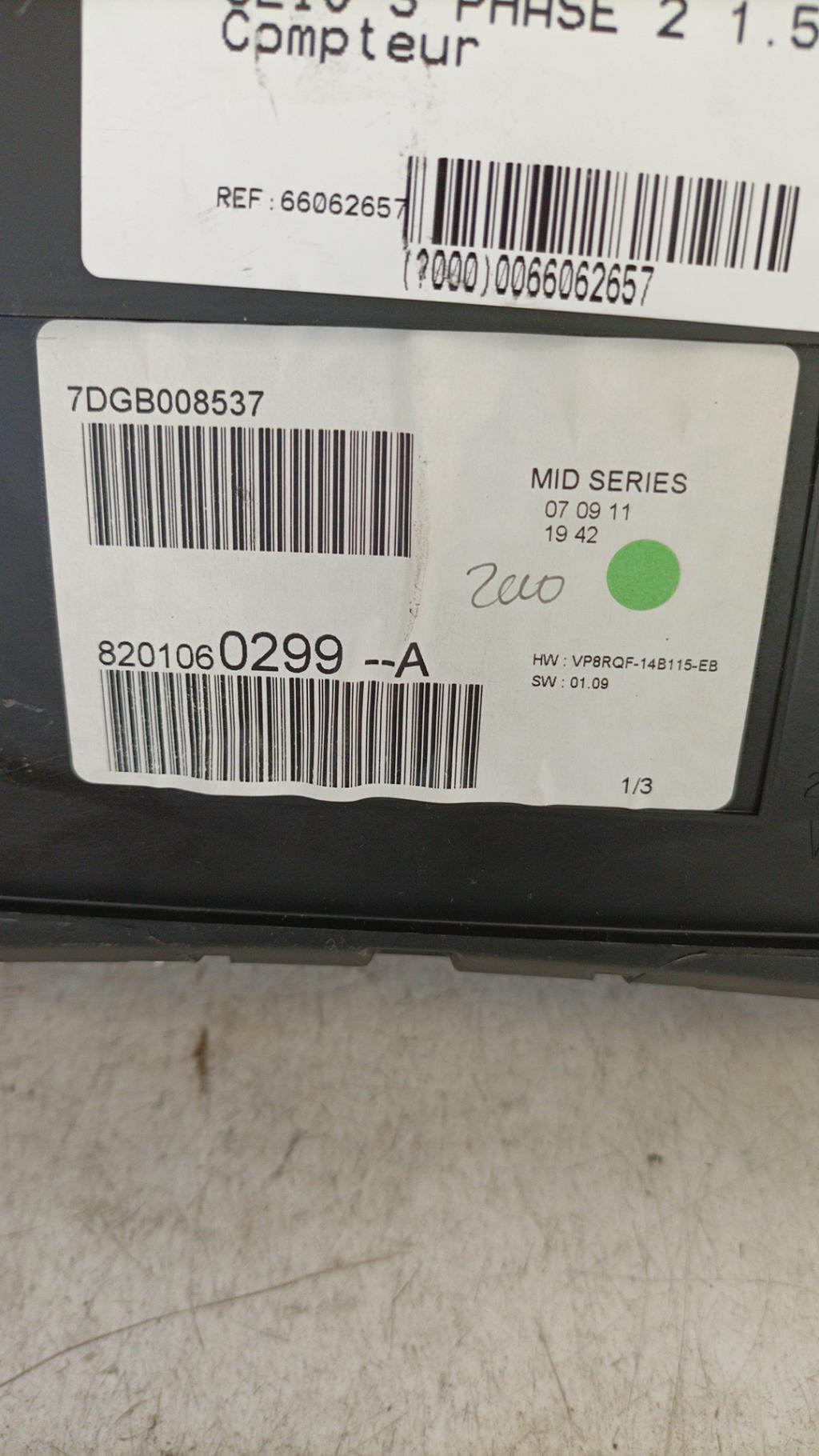 Compteur RENAULT CLIO 3 PHASE 2 Diesel - 1