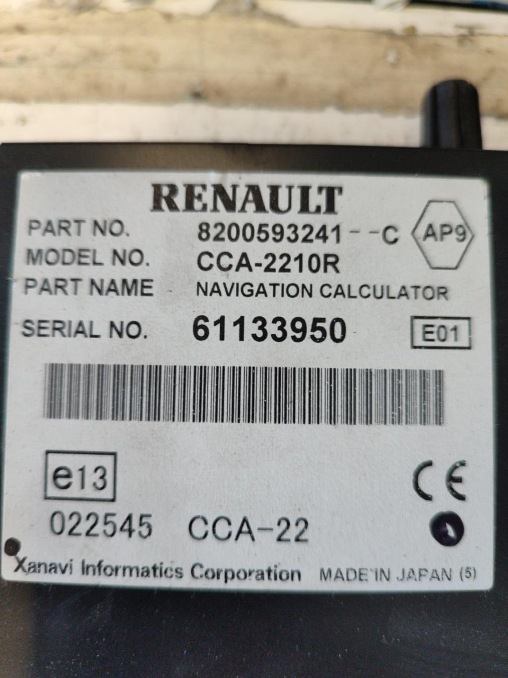 GPS RENAULT LAGUNA 1 PHASE 1  - 1
