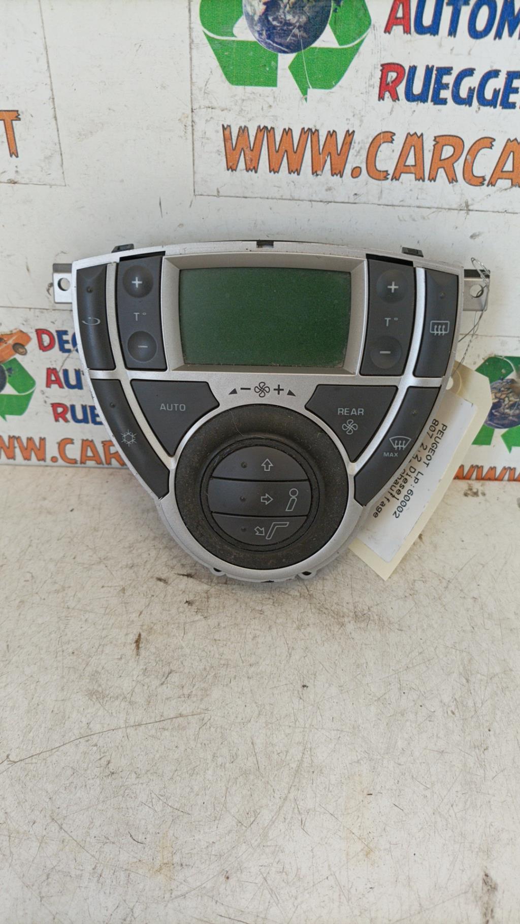 Commande chauffage PEUGEOT 807 Diesel - 1