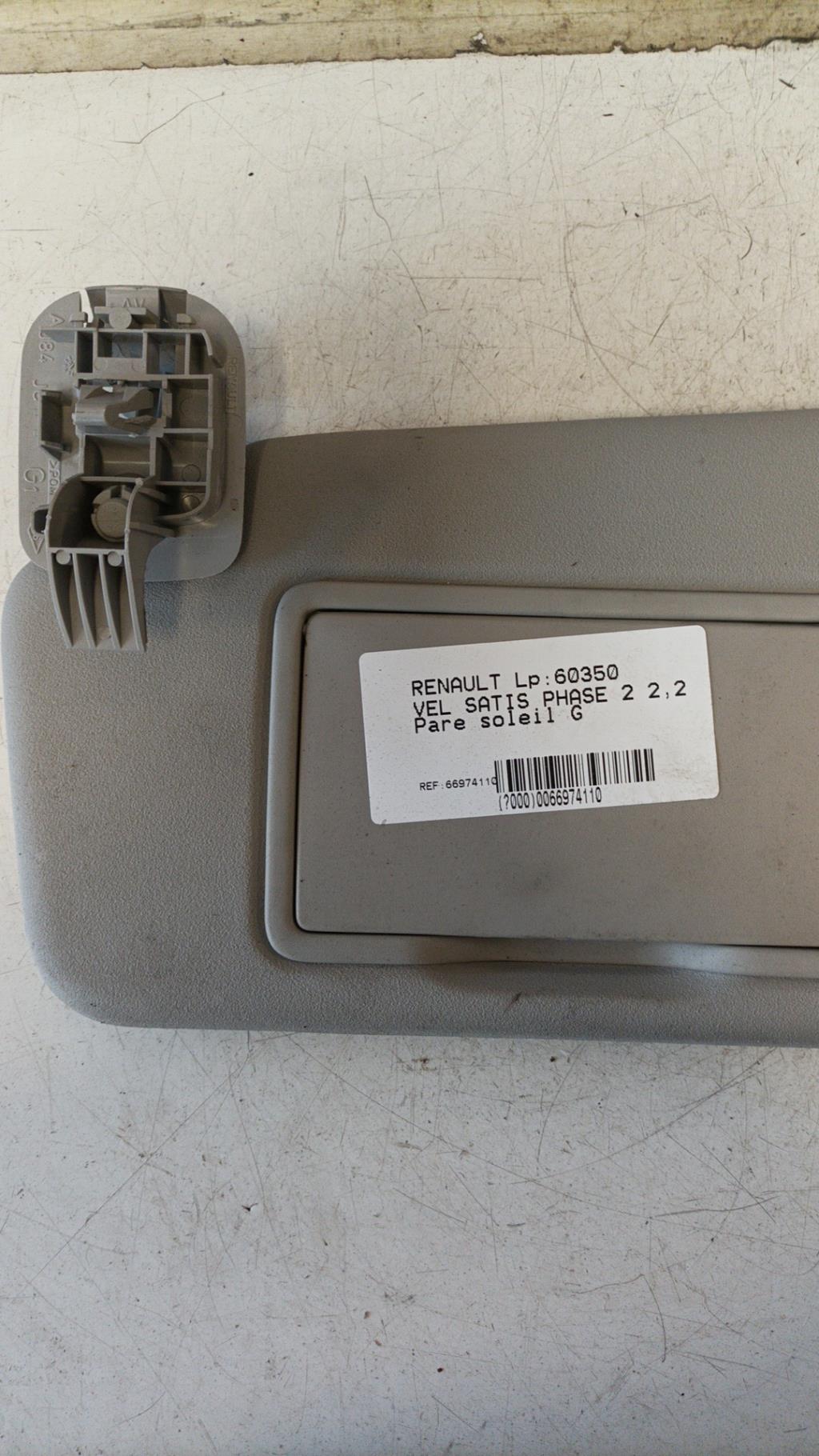 Pare soleil gauche RENAULT VEL SATIS PHASE 2 Diesel - 1