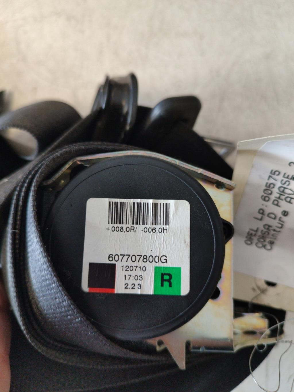 Ceinture avant droit OPEL CORSA D PHASE 2 Diesel - 1