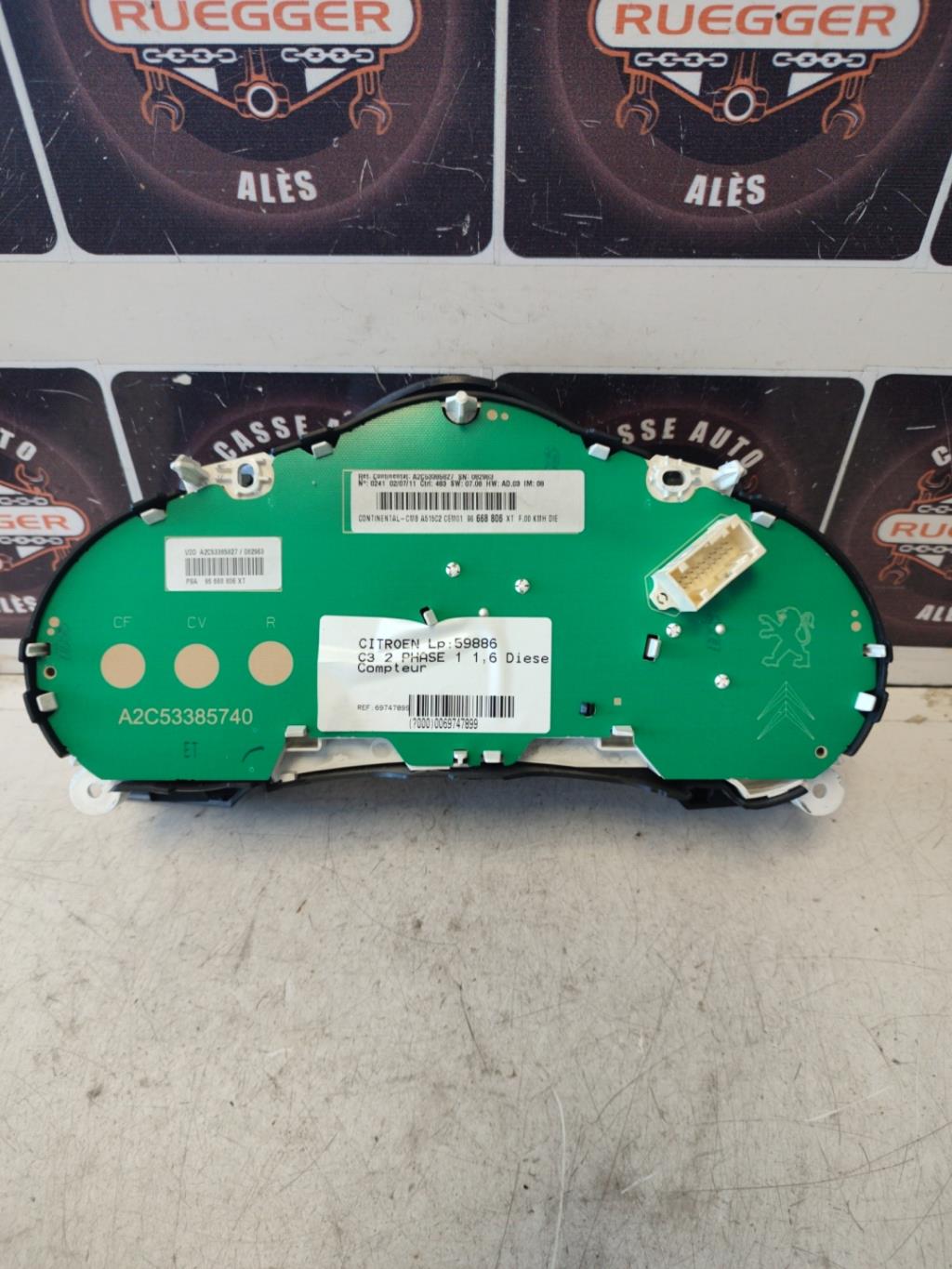 Compteur CITROEN C3 2 PHASE 1 Diesel - 1