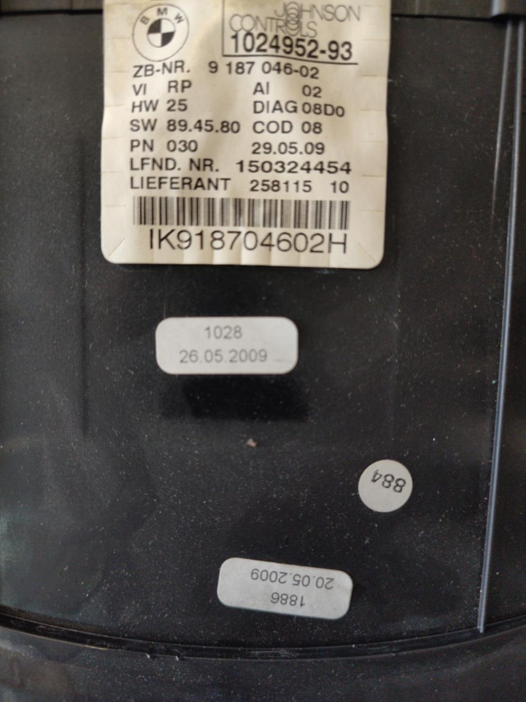 Compteur BMW SERIE 1 E81 Diesel - 1