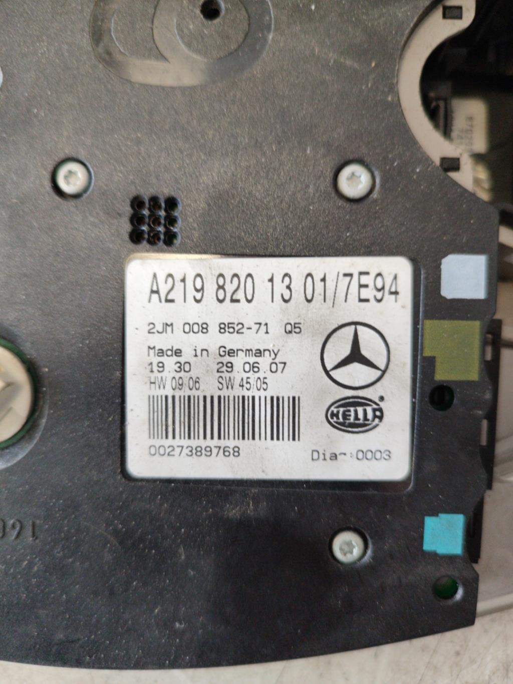 Eclairage de plafonnier MERCEDES CLASSE CLS 219 PHASE 1 Diesel - 1