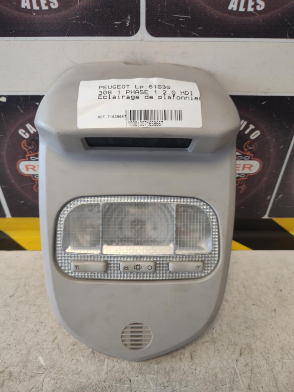 Eclairage de plafonnier PEUGEOT 308 1 PHASE 1 Diesel - 1