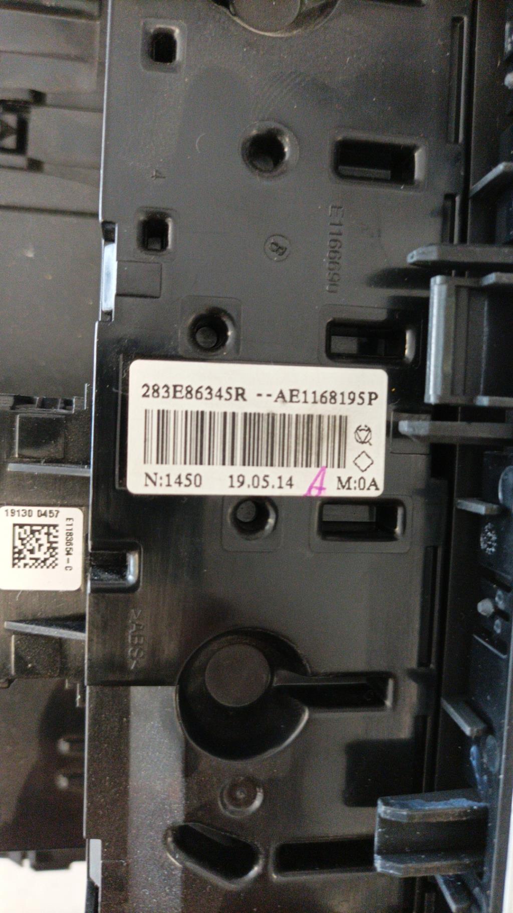 Commande chauffage RENAULT CLIO 5 PHASE 1 Essence/Hybride - 1