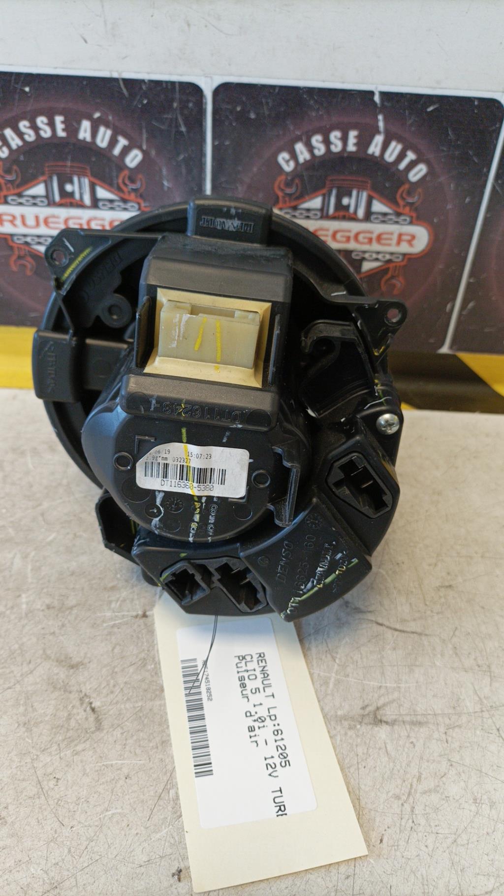 Pulseur d'air RENAULT CLIO 5 PHASE 1 Essence/Hybride - 1