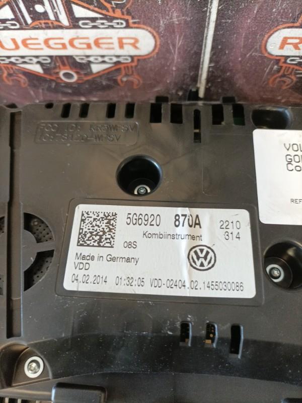 Compteur VOLKSWAGEN GOLF 7 PHASE 1 Diesel - 1