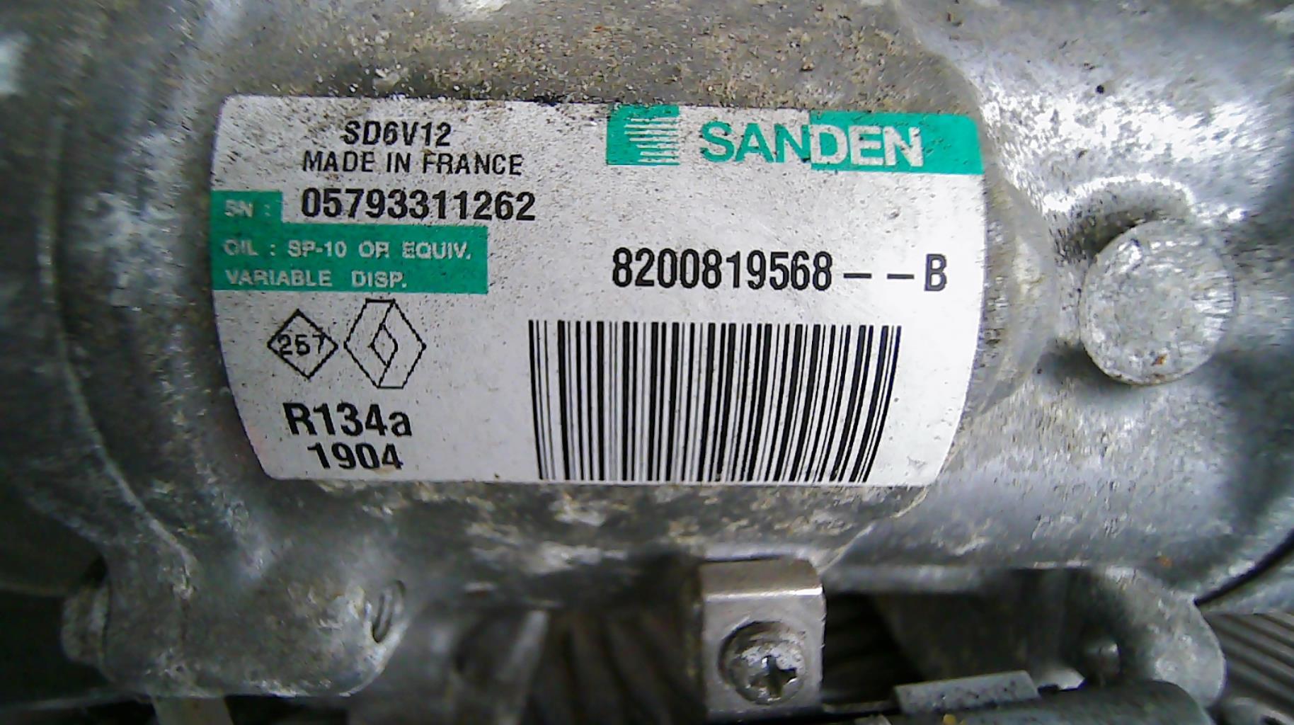 Compresseur clim RENAULT CLIO 3 PHASE 2 Essence - 1