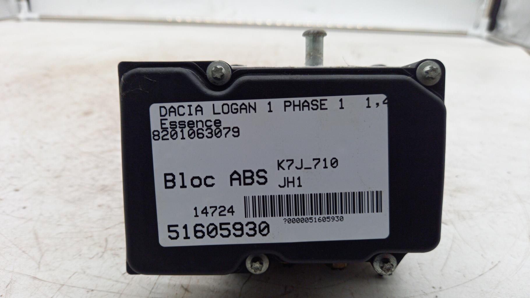 Blocco ABS (antibloccaggio freni) DACIA LOGAN 1 PHASE 1 Gasolina - 1