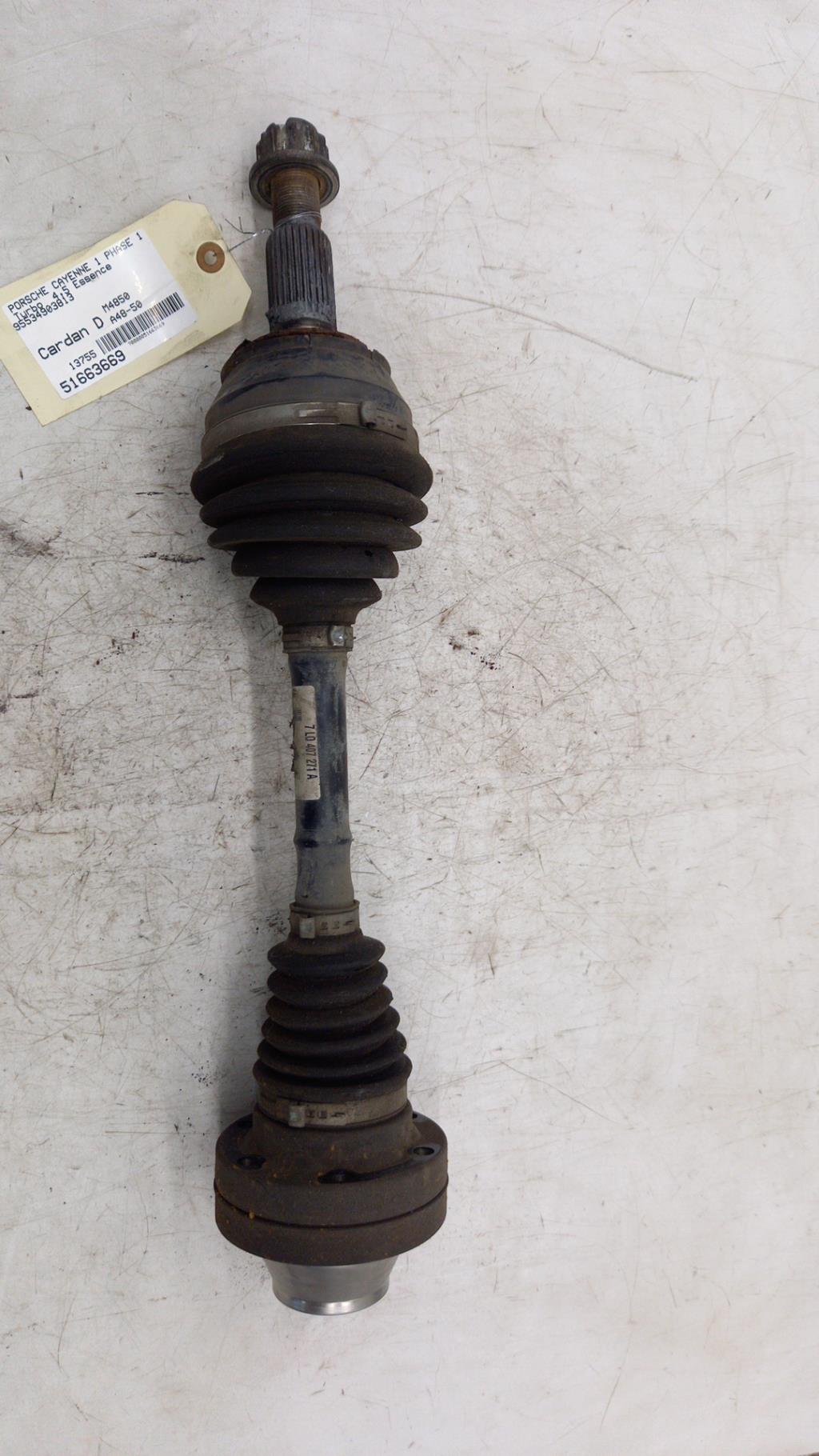 Giunto cardanico albero di trasmissione destro PORSCHE CAYENNE 1 PHASE 1 Gasolina - 1