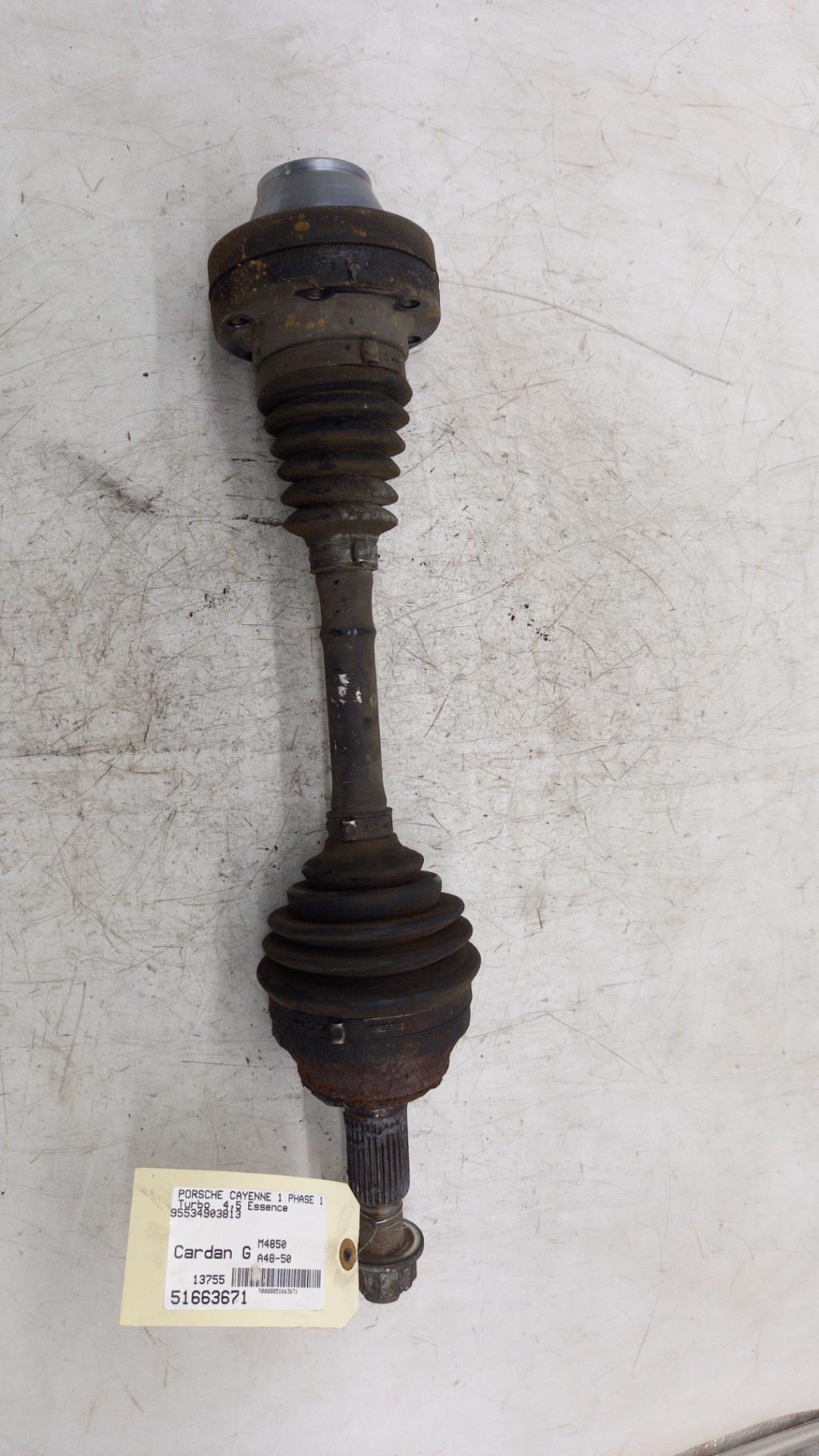 Giunto cardanico albero di trasmissione sinistro PORSCHE CAYENNE 1 PHASE 1 Gasolina - 1