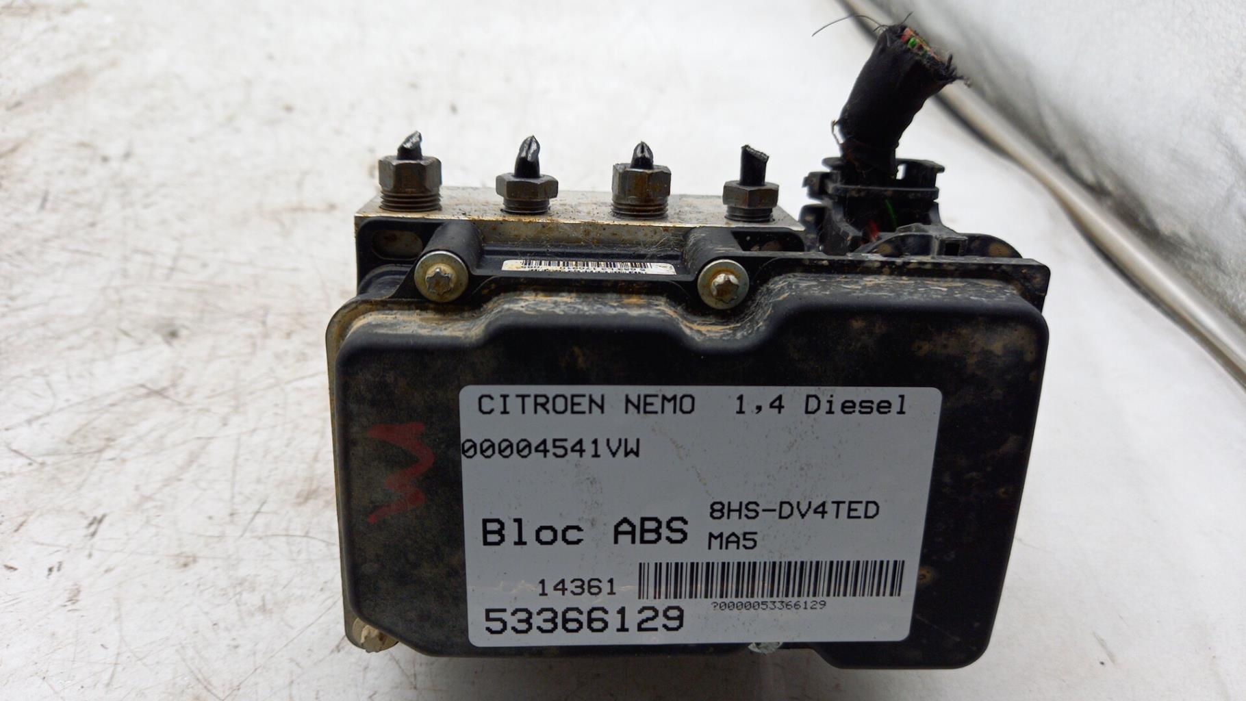 Blocco ABS (antibloccaggio freni) CITROEN NEMO Diésel - 1