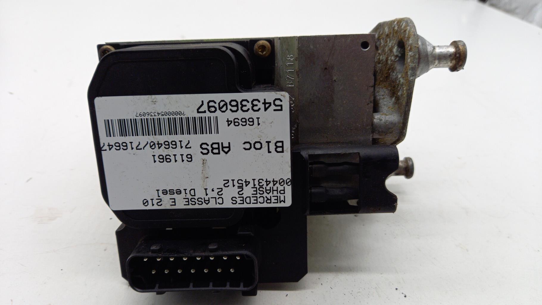 Blocco ABS (antibloccaggio freni) MERCEDES CLASSE E 210 PHASE 2 Diésel - 1