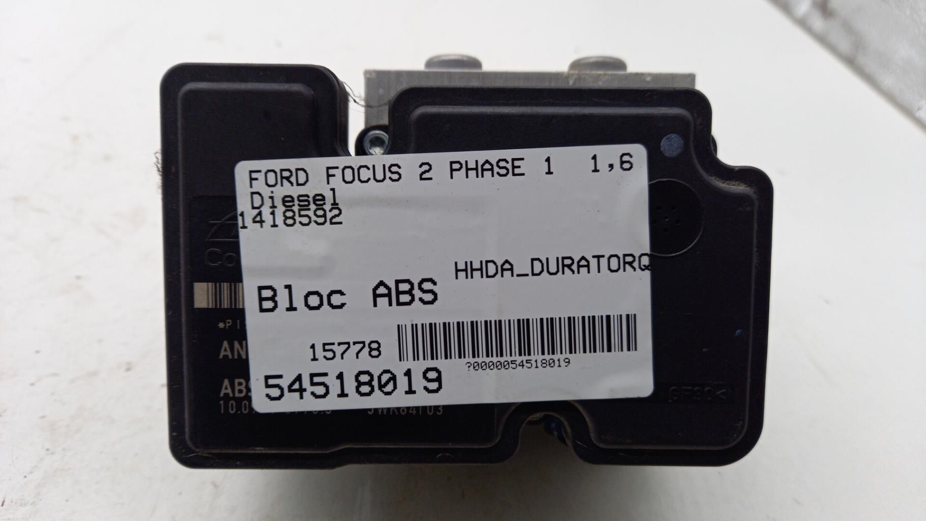 Bloc ABS (freins anti-blocage) FORD FOCUS 2 PHASE 1 Diesel - 1