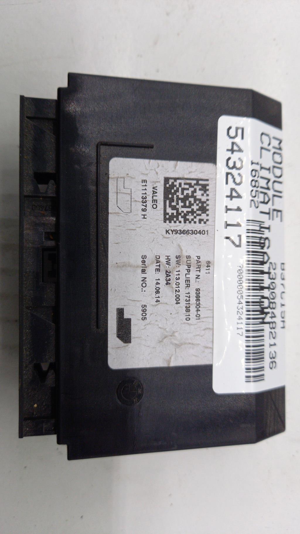Commande chauffage MINI MINI 3 F56 PHASE 1 Diesel - 1
