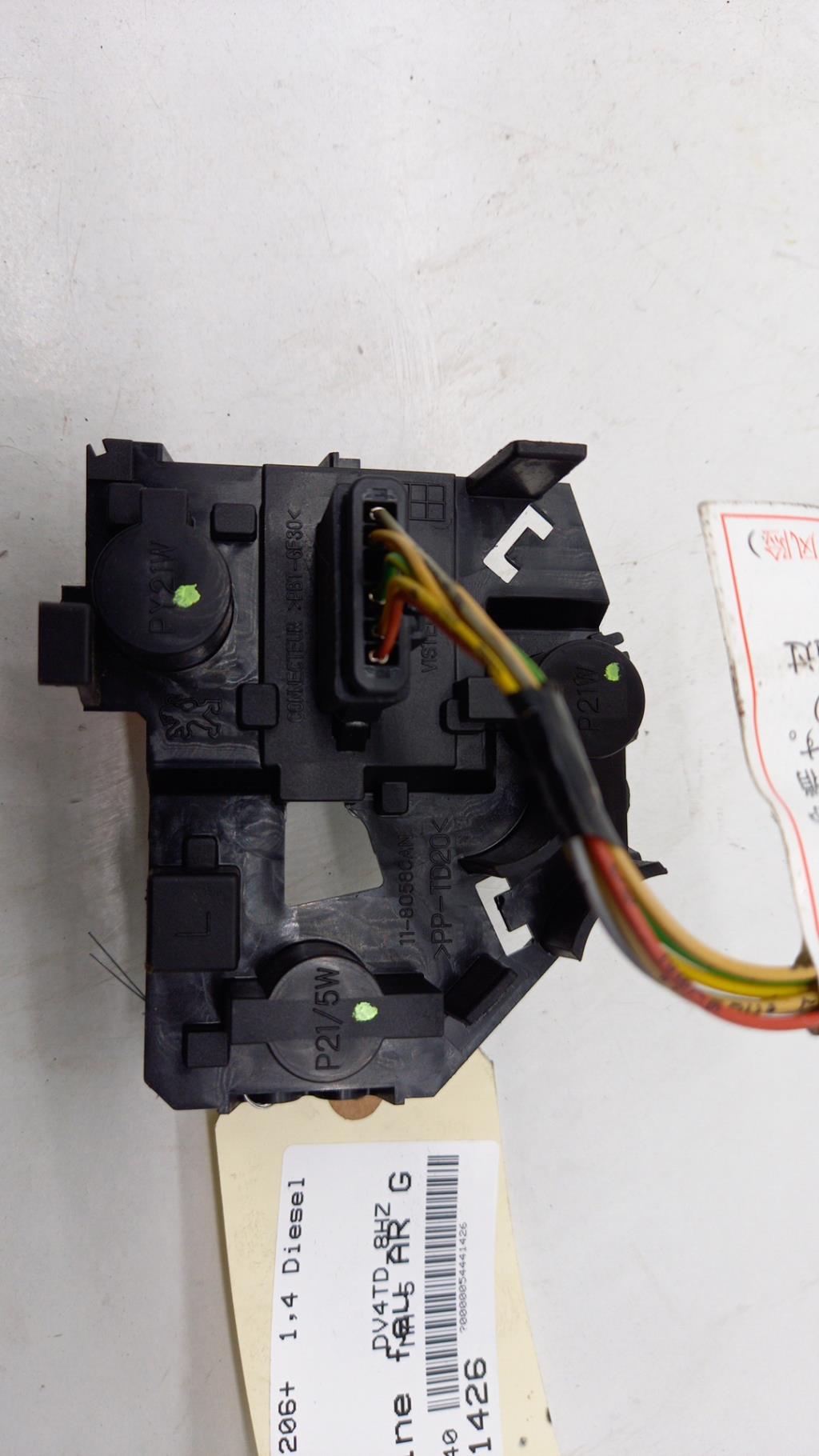 Base portalampade fanale posteriore sinistro PEUGEOT 206+ Diésel - 1