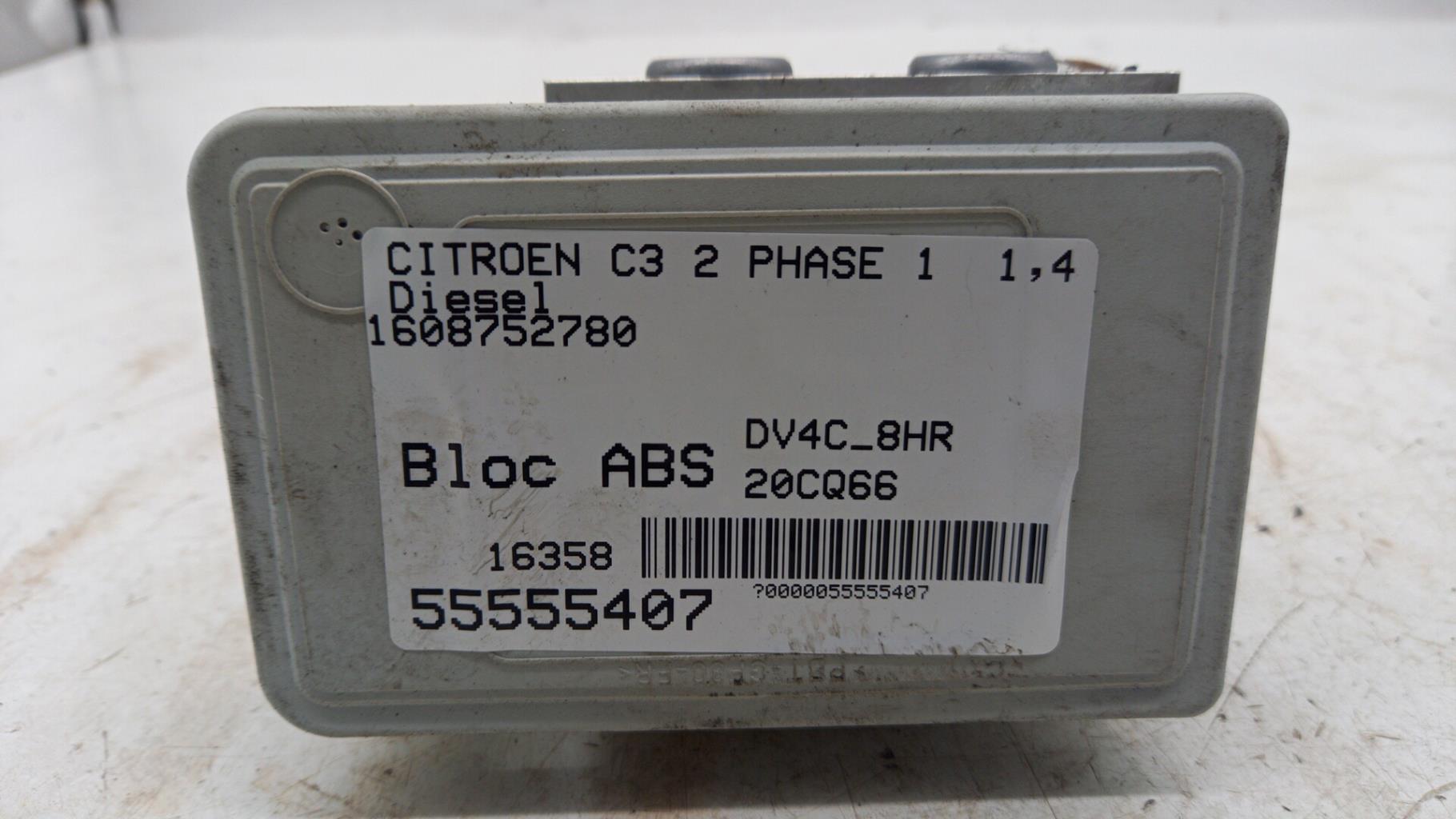Blocco ABS (antibloccaggio freni) CITROEN C3 2 PHASE 1 Diésel - 1