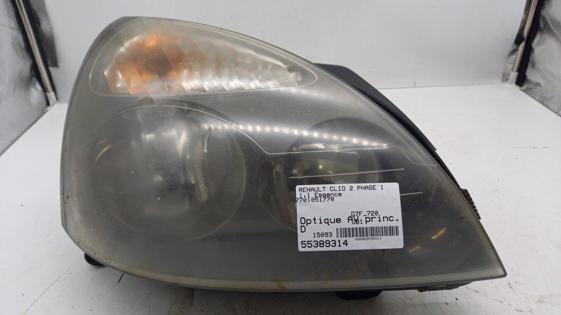 Gruppo ottico anteriore principale destro (luci)(faro) RENAULT CLIO 2 PHASE 1 Gasolina - 1