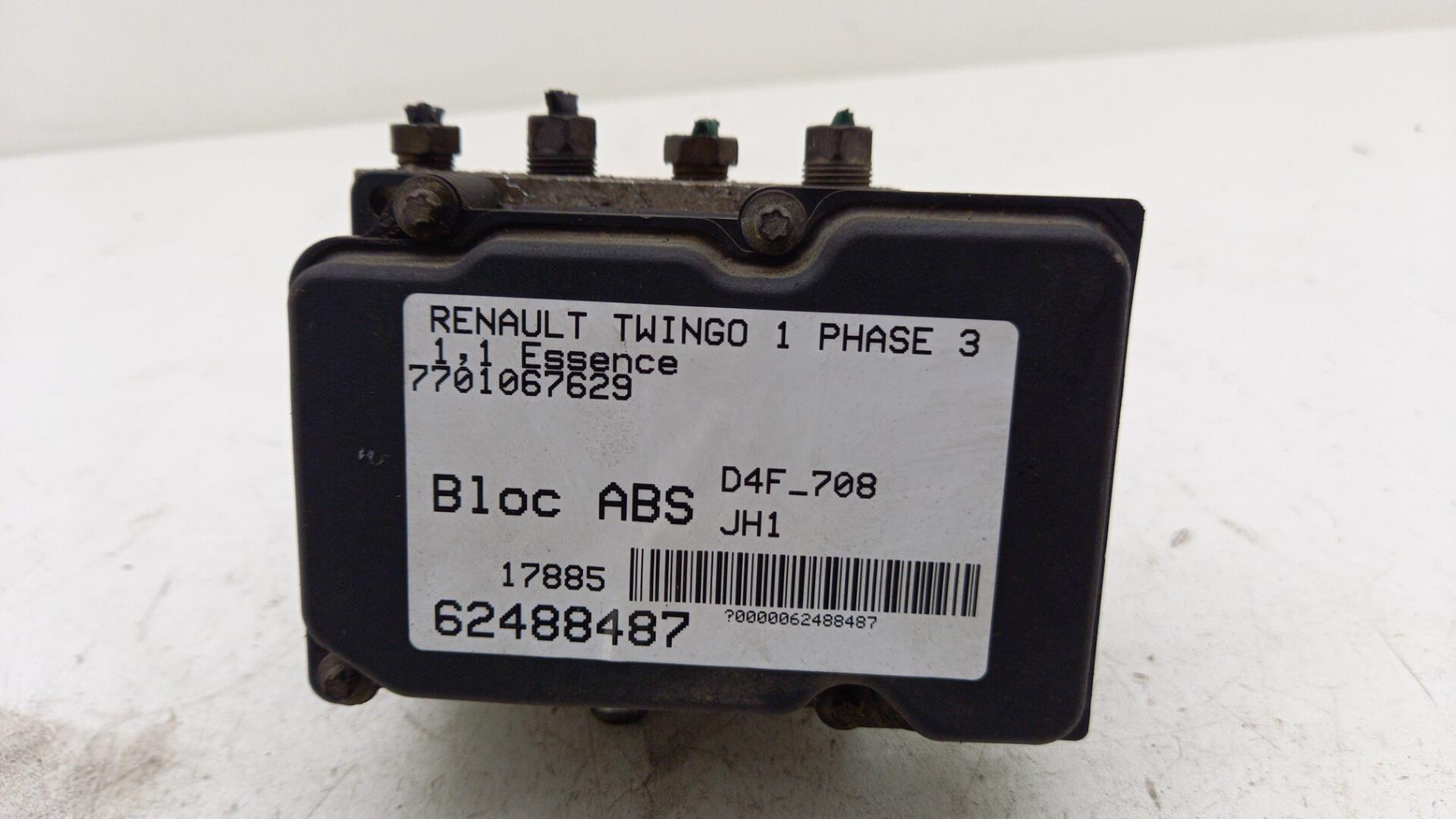 Blocco ABS (antibloccaggio freni) RENAULT TWINGO 1 PHASE 3 Gasolina - 1