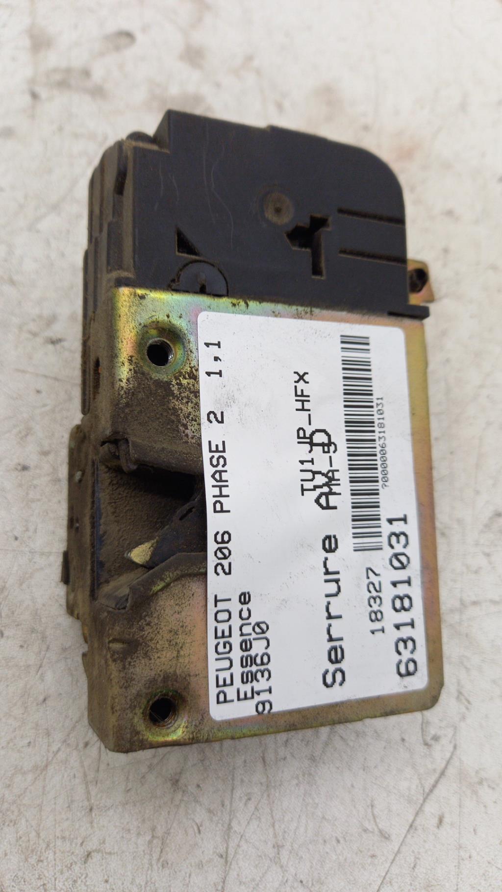 Serratura anteriore destra PEUGEOT 206 PHASE 2 Gasolina - 1