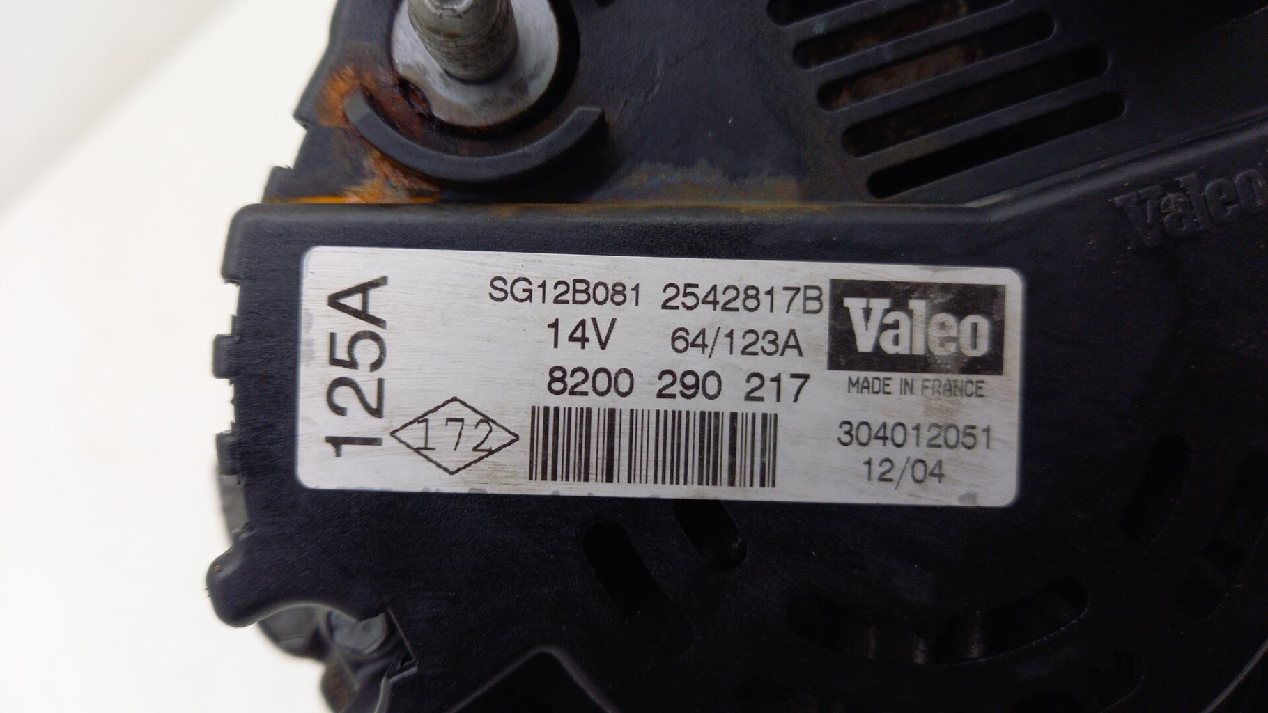 Alternatore RENAULT SCENIC 2 PHASE 1 Diésel - 1