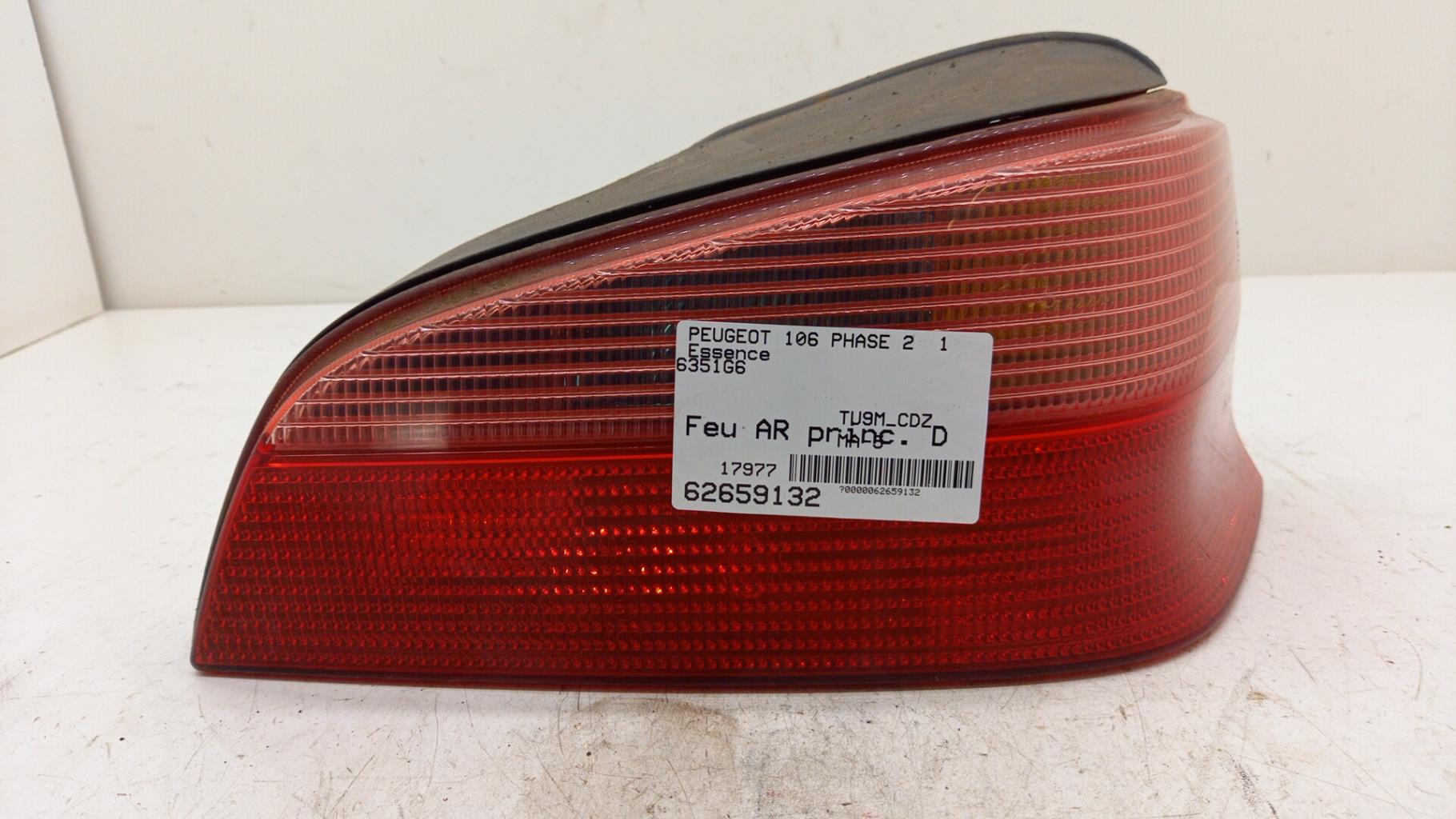 Fanale posteriore principale destro (luci) PEUGEOT 106 PHASE 2 Gasolina - 1