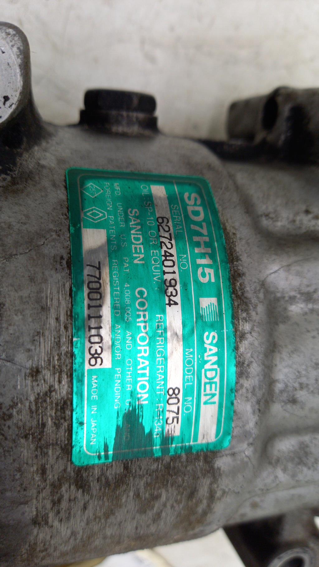 Compressore clima RENAULT LAGUNA 1 PHASE 2 Gasolina - 1