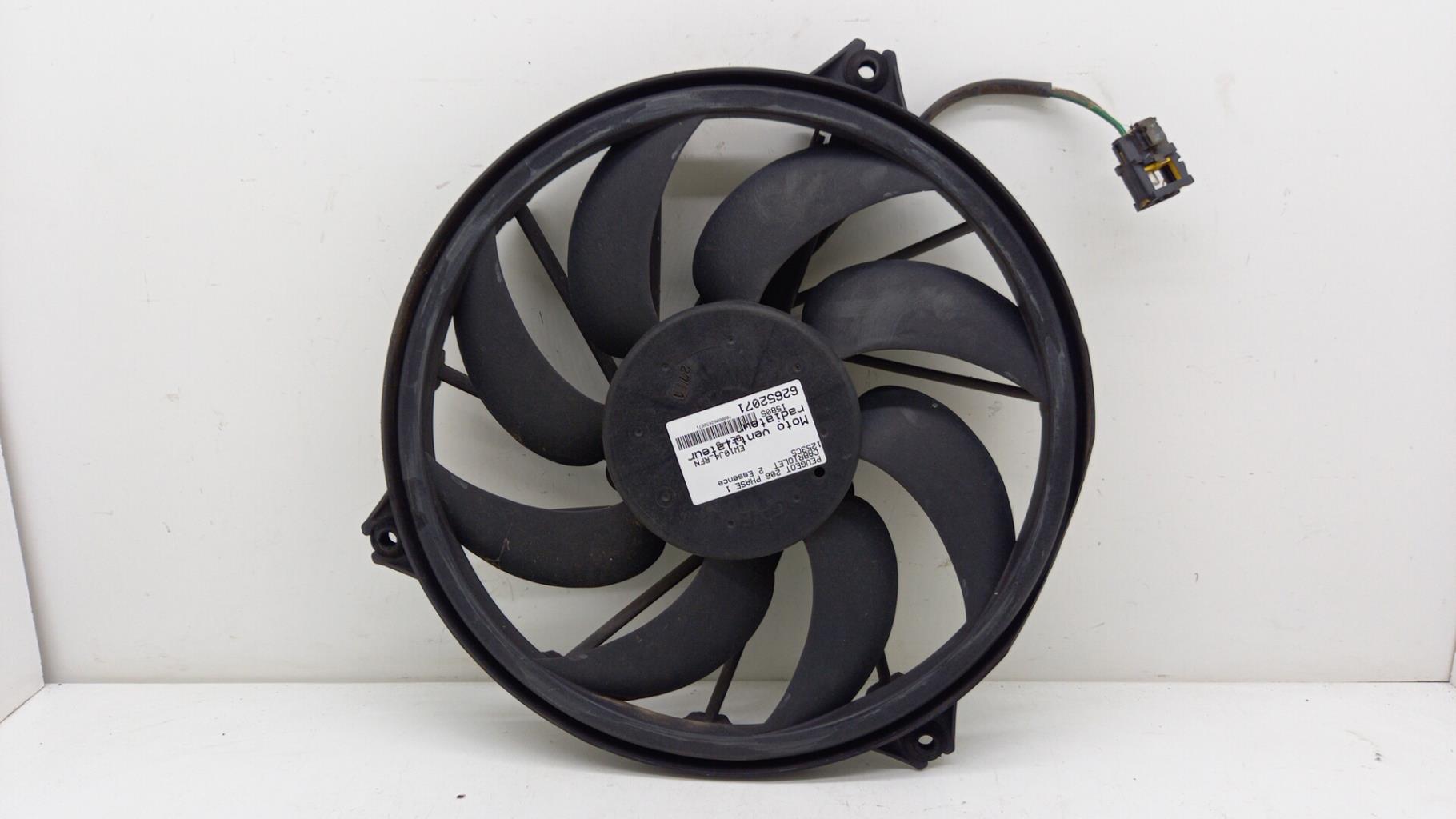 Motoventilatore radiatore PEUGEOT 206 PHASE 1 CABRIOLET Gasolina - 1