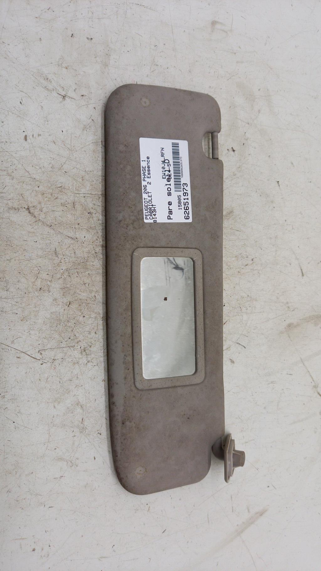 Visiera parasole destra PEUGEOT 206 PHASE 1 CABRIOLET Gasolina - 1