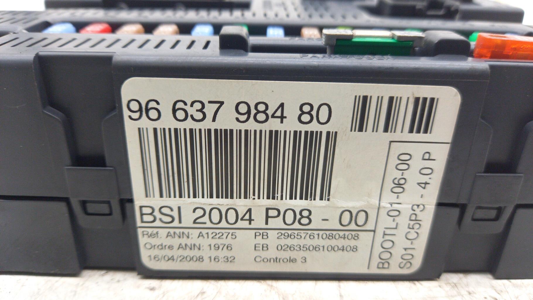 Centralina modulo BSI PEUGEOT 207 PHASE 1 Gasolina - 1