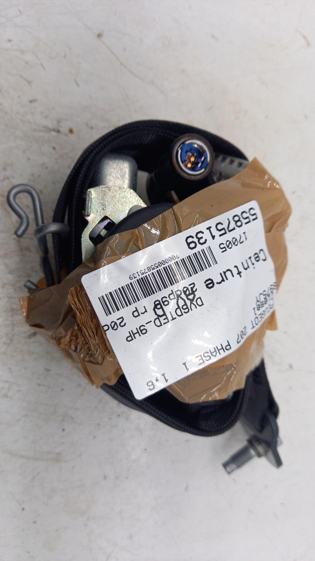 Cintura di sicurezza anteriore destra PEUGEOT 207 PHASE 1 Diésel - 1