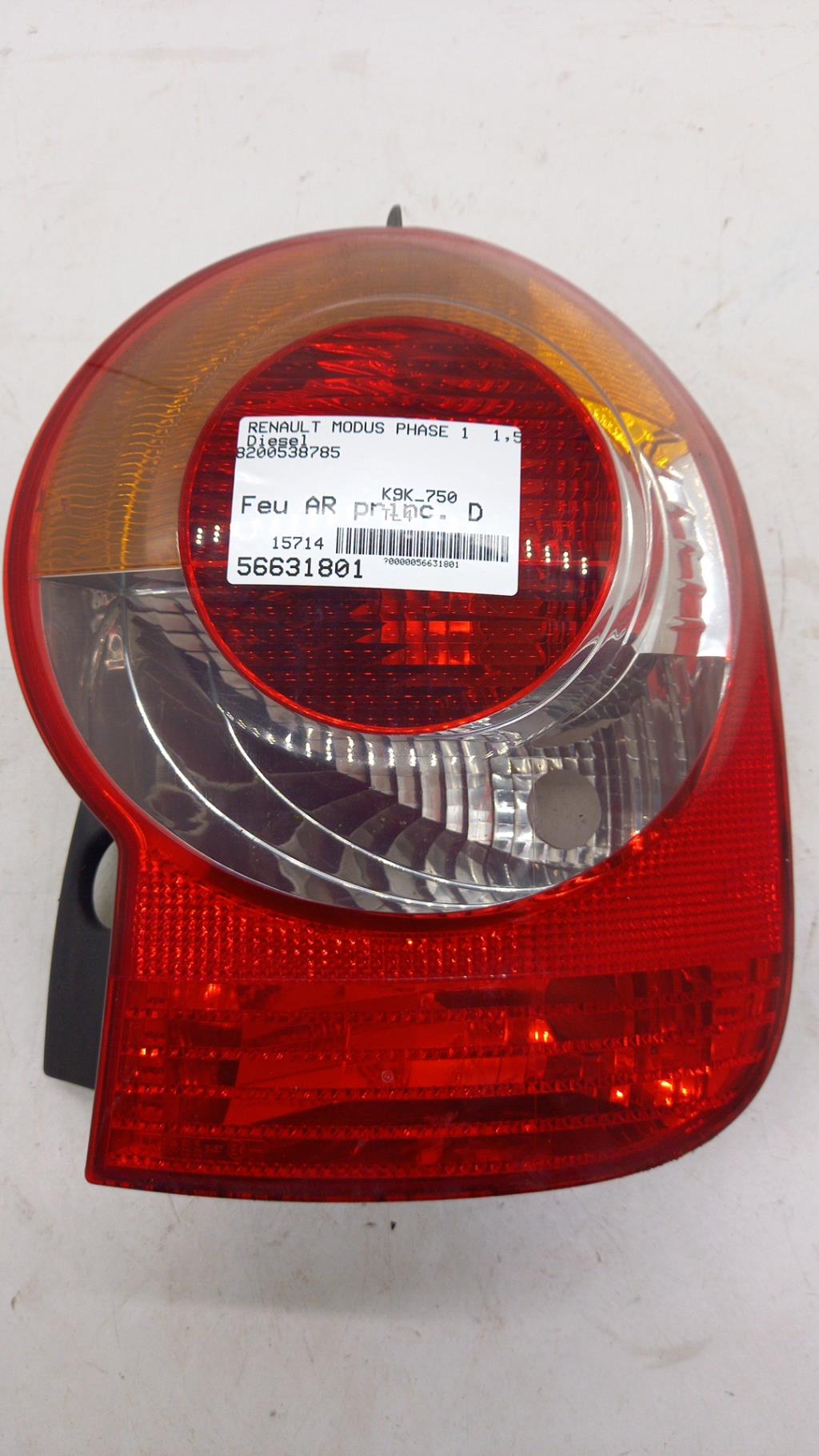 Fanale posteriore principale destro (luci) RENAULT MODUS PHASE 1 Diésel - 1